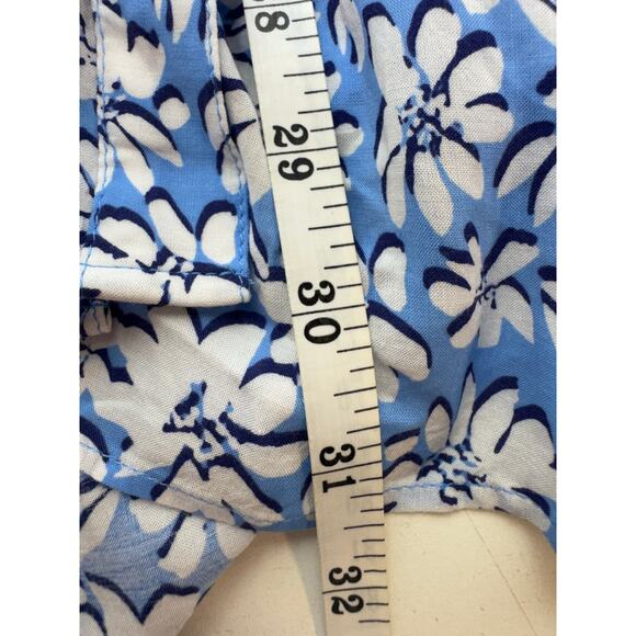 Lilly Pulitzer Natalie Coverup Lunar Blue Palm Beach Petals Sz XS MSRP 118.00 - Picture 14 of 16